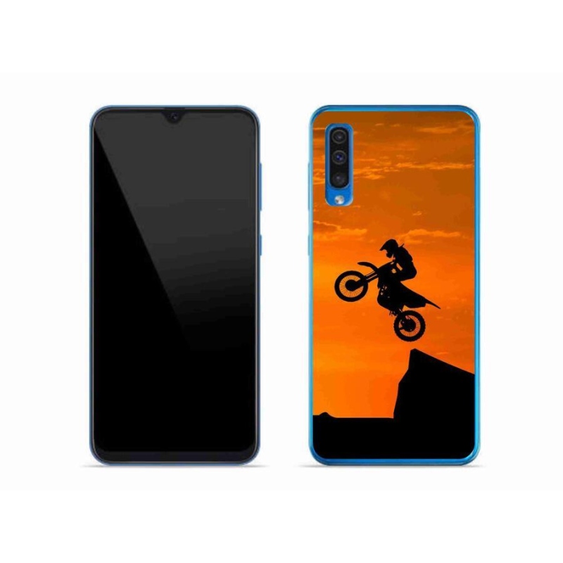 Zselés borítás mmCase Samsung Galaxy A50 készülékhez - motocross