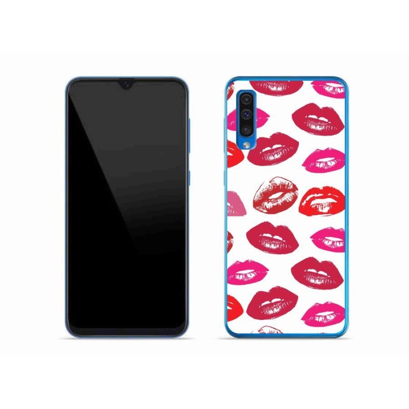Zselés borítás mmCase Samsung Galaxy A50 - ajkakhoz
