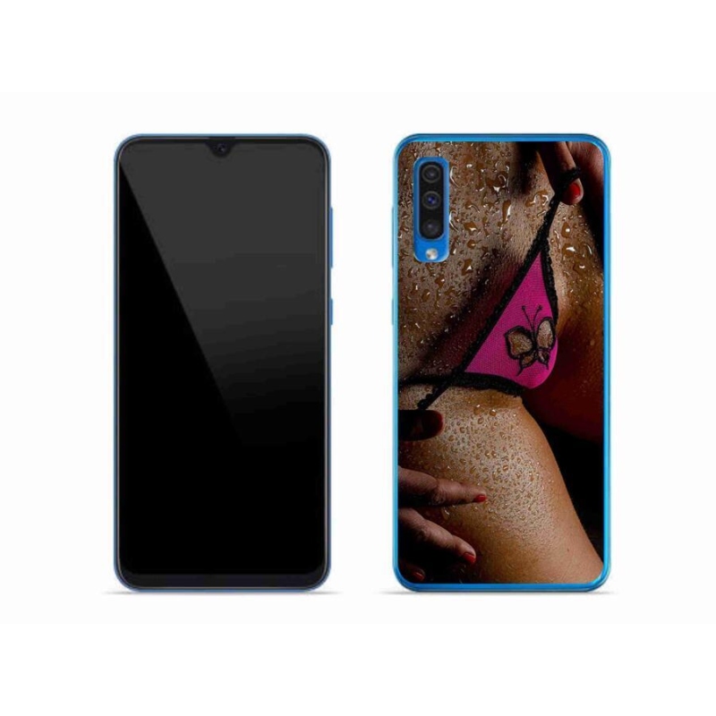 Gél borítás mmCase Samsung Galaxy A50 készülékhez - szexi nő