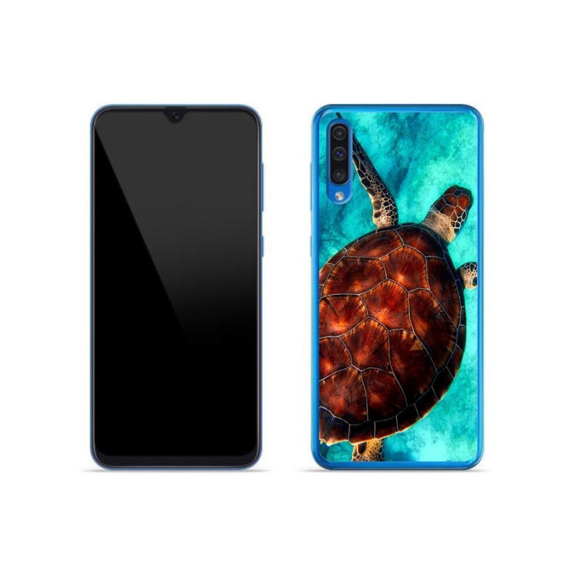 Gél védőhuzat mmCase Samsung Galaxy A50 készülékhez - teknősbéka