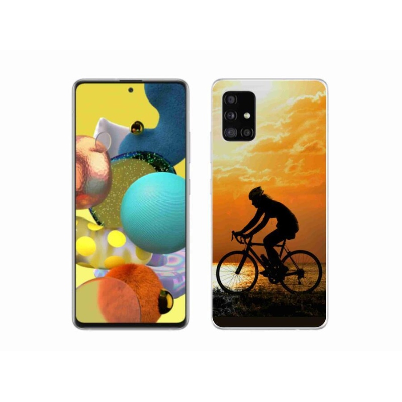 Gél borító mmCase Samsung Galaxy A51 5G - kerékpározás