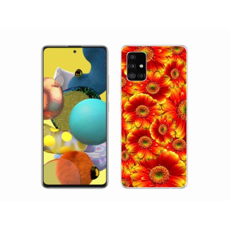 Gél borítás mmCase Samsung Galaxy A51 5G - gerbera 1