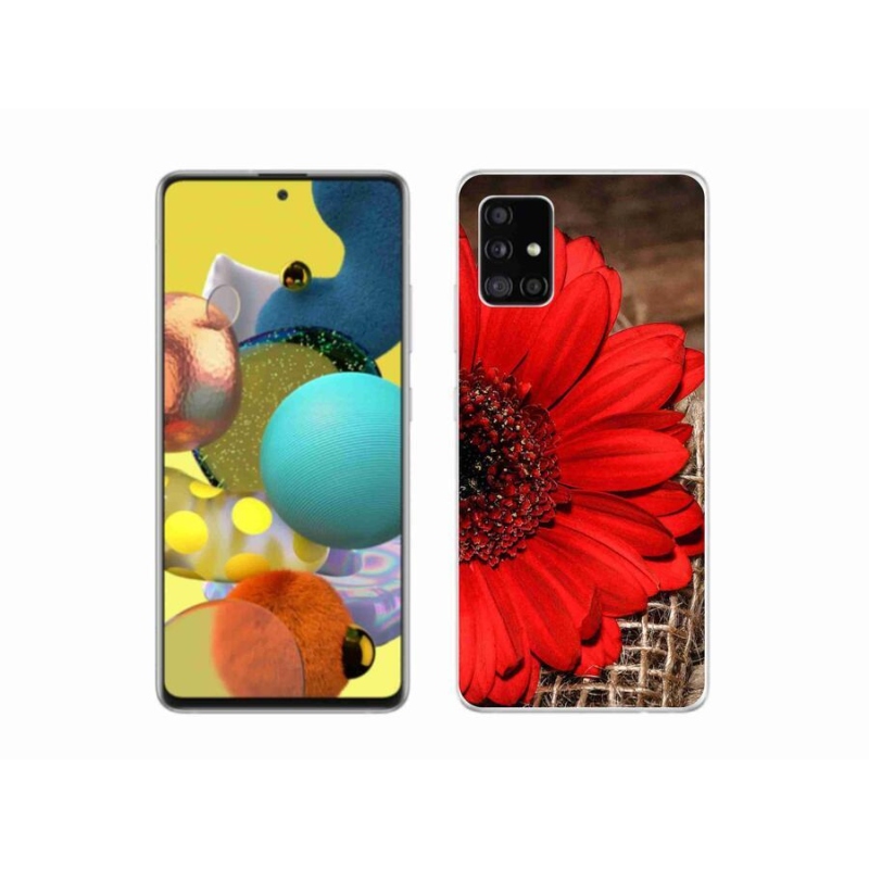 Gél borítás mmCase Samsung Galaxy A51 5G - gerbera