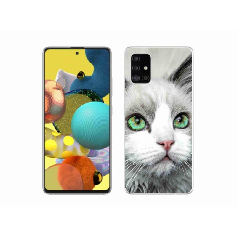 Zselés borítás mmCase Samsung Galaxy A51 5G - macskaszem