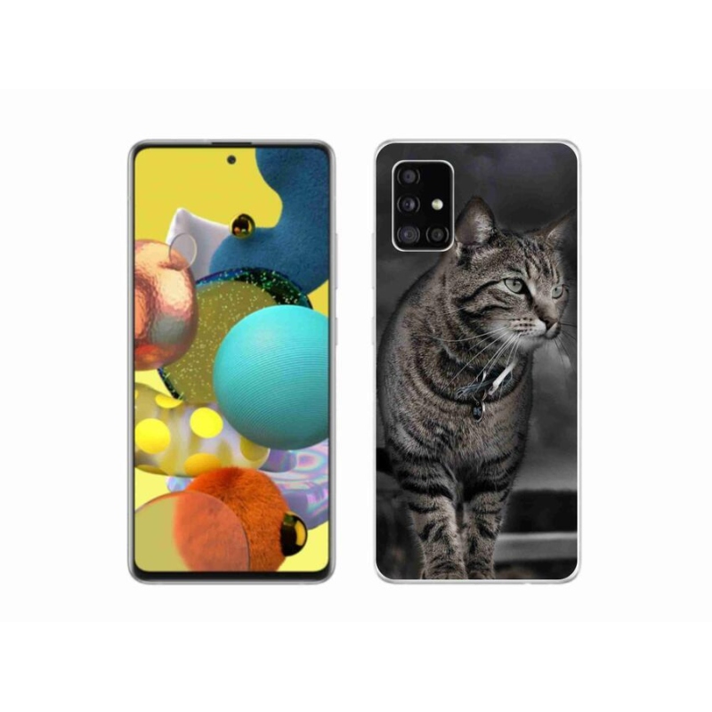 Zselés borítás mmCase Samsung Galaxy A51 5G - macska