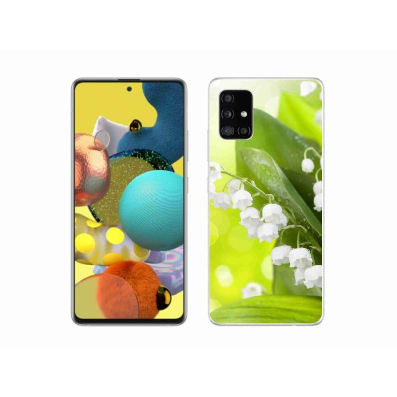 Gél borítás mmCase Samsung Galaxy A51 5G - lily of the valley - gyöngyvirág