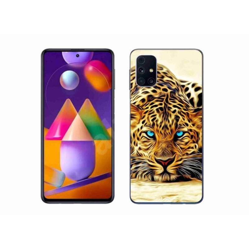 Zselés borítás mmCase Samsung Galaxy A51 5G - rajzfilm tigrishez
