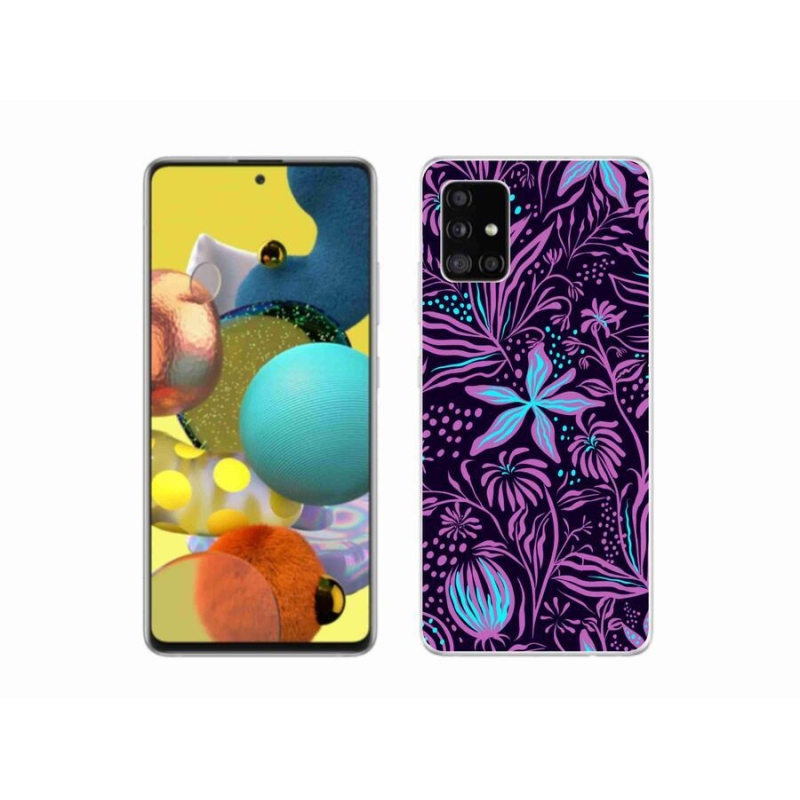 Zselés borítás mmCase Samsung Galaxy A51 5G - virágok 2