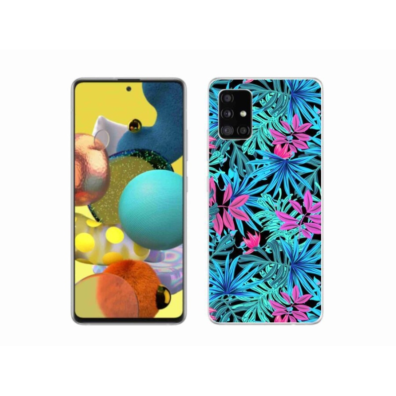 Zselés borítás mmCase Samsung Galaxy A51 5G - virágok 3