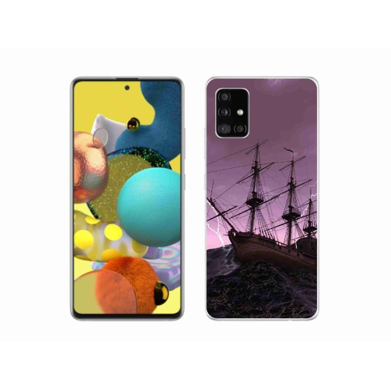 Zselés borítás mmCase Samsung Galaxy A51 5G - hajó a viharban