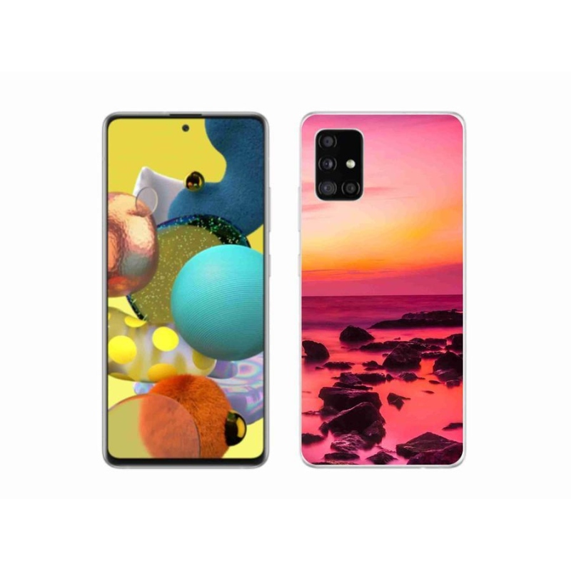 Gél borítás mmCase Samsung Galaxy A51 5G - tenger és ragyogás