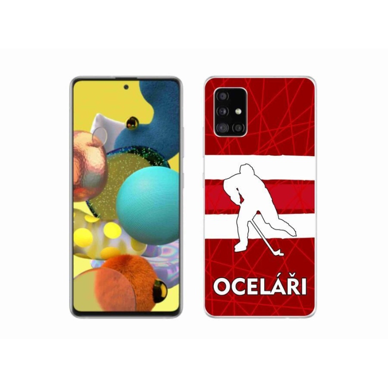 Gél védőburkolat mmCase Samsung Galaxy A51 5G - Acélsárga színben