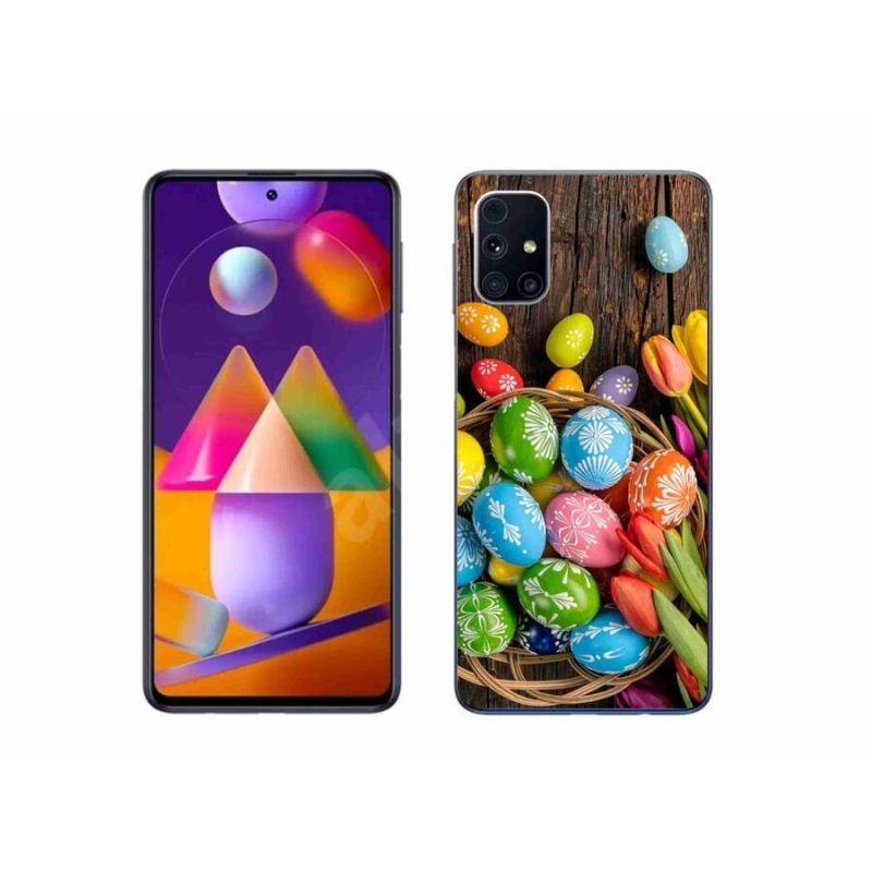 Zselés borítás mmCase Samsung Galaxy A51 5G - Húsvéti tojás