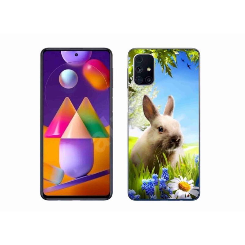 Zselés borítás mmCase Samsung Galaxy A51 5G - nyuszi