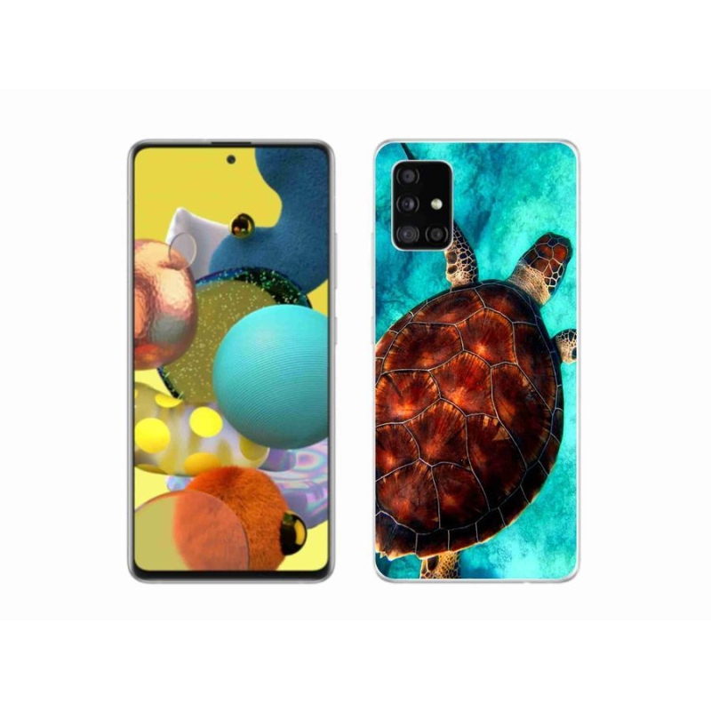 Gél védőhuzat mmCase Samsung Galaxy A51 5G - teknősbéka