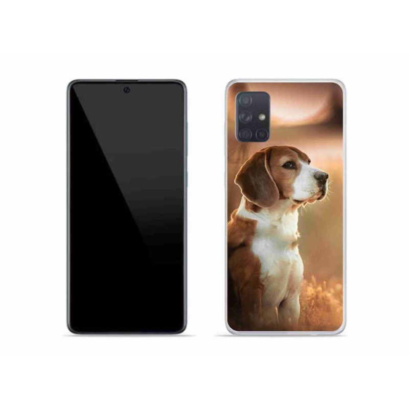 Gél védőhuzat mmCase Samsung Galaxy A51 készülékhez - bézs színű