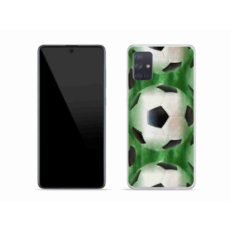 Gél borítás mmCase a mobil Samsung Galaxy A51 - focilabda