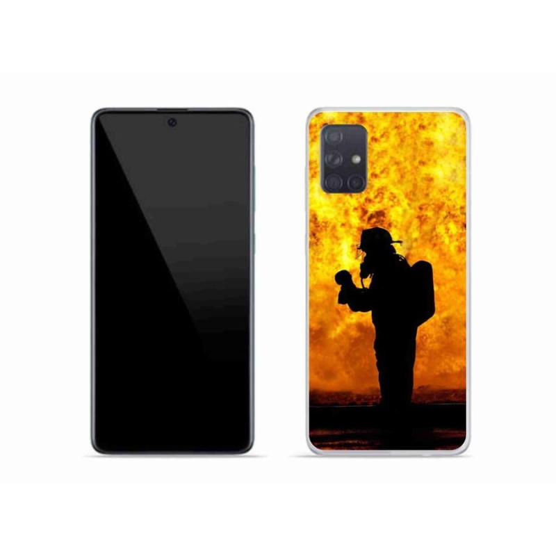 Gél borítás mmCase Samsung Galaxy A51 készülékhez - tűzoltó