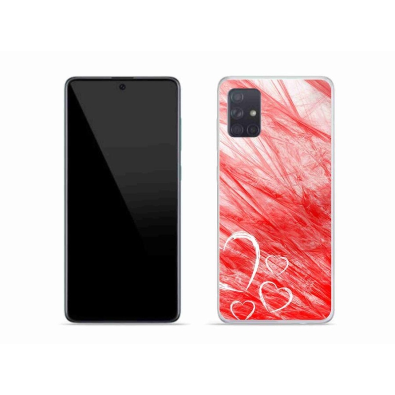 Zselés borítás mmCase Samsung Galaxy A51 készülékhez - szív