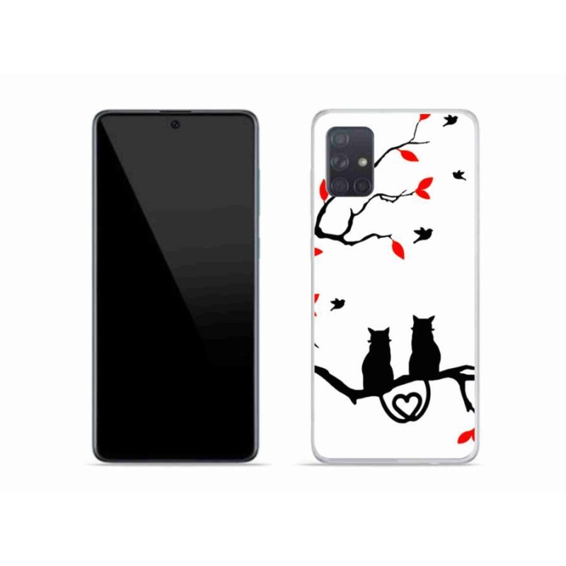 Gél borítás mmCase Samsung Galaxy A51 készülékhez - macskaszeretet