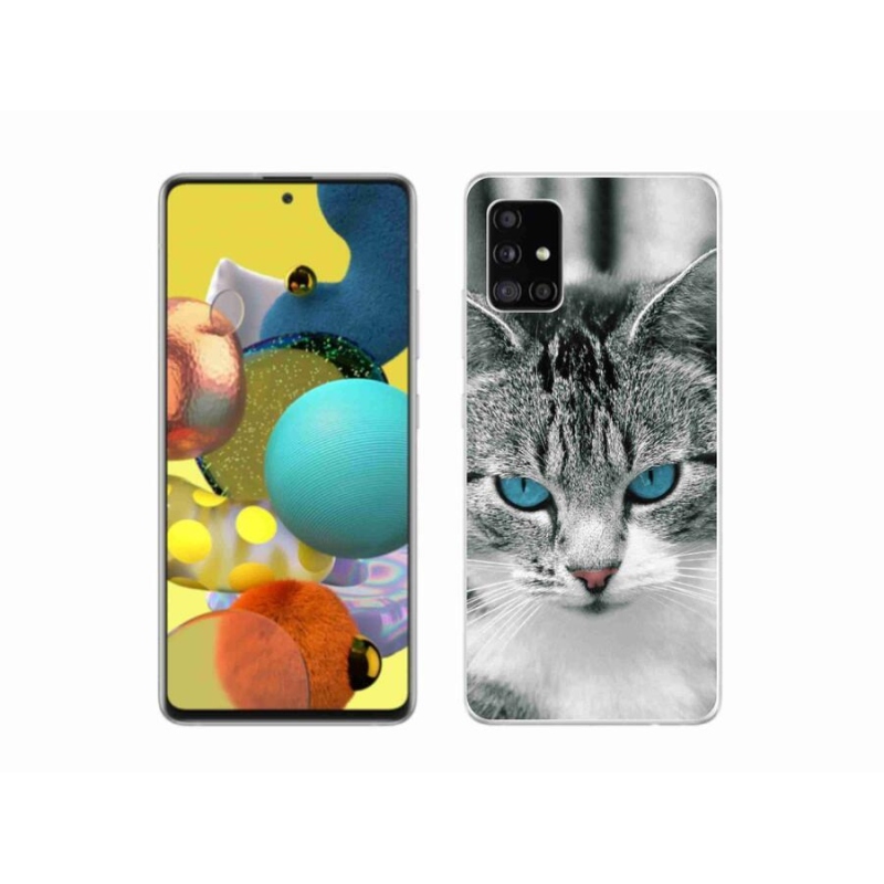 Zselés borítás mmCase Samsung Galaxy A51 - macskaszem 1