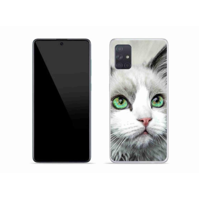 Gél borítás mmCase Samsung Galaxy A51 - macskaszem