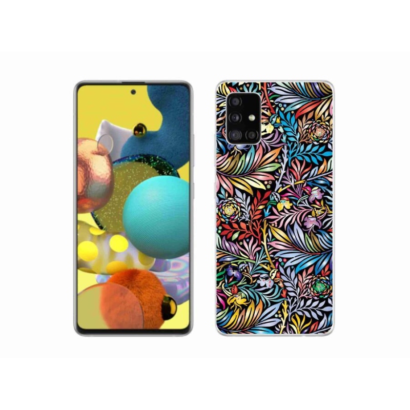 Gél borító mmCase Samsung Galaxy A51 - virágok 5