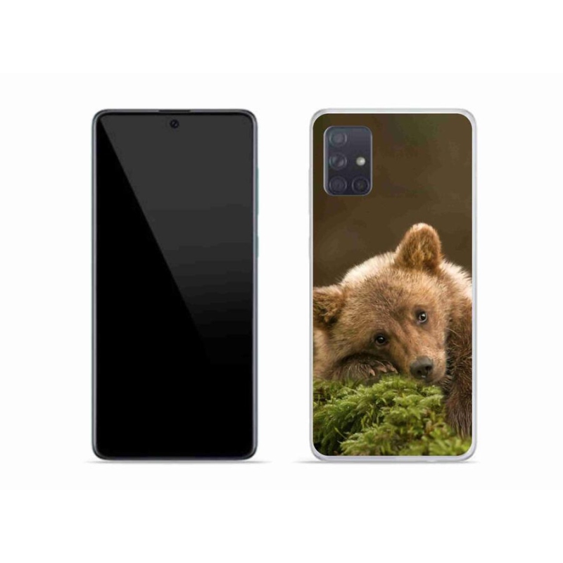 Zselés borítás mmCase Samsung Galaxy A51 - medve