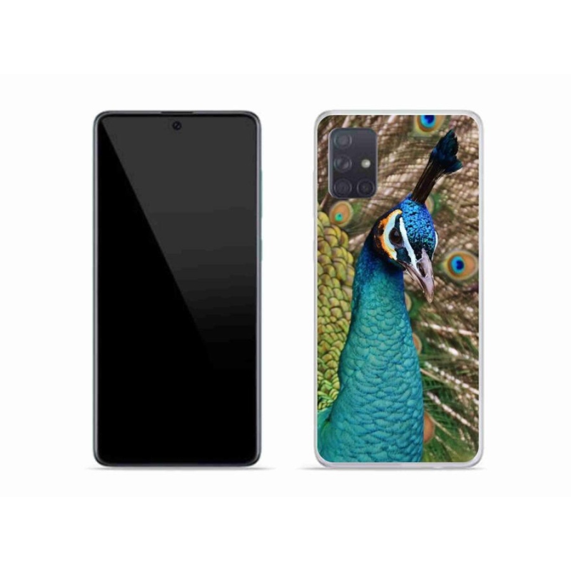 Gél védőhuzat mmCase Samsung Galaxy A51 készülékhez - páva