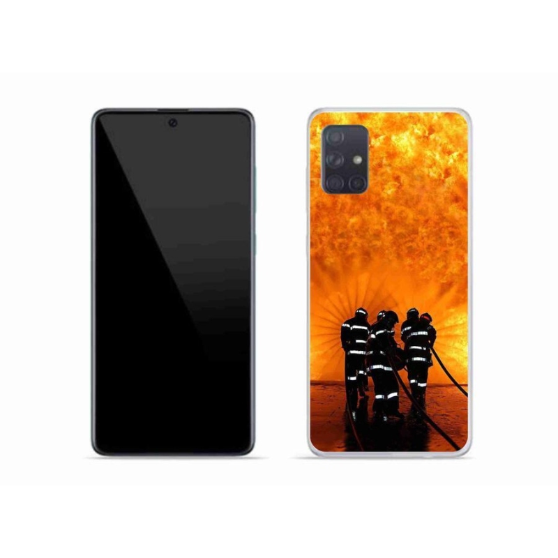 Gél borítás mmCase Samsung Galaxy A51 - tűz