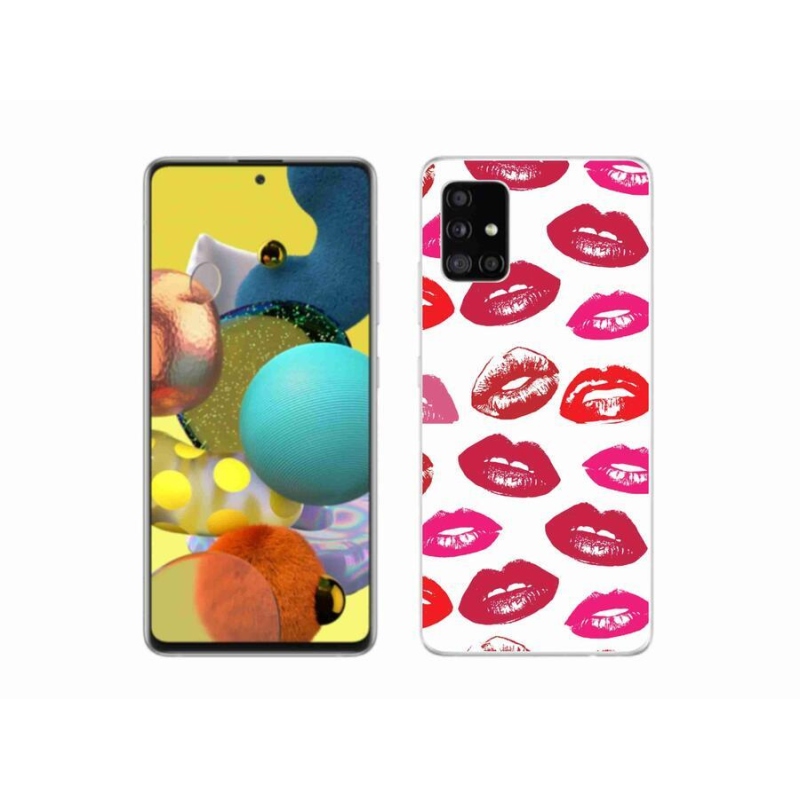 Zselés borítás mmCase Samsung Galaxy A51 - ajkakhoz