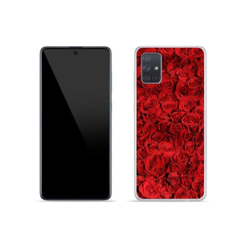Zselés borítás mmCase Samsung Galaxy A51 készülékhez - rózsaszínű