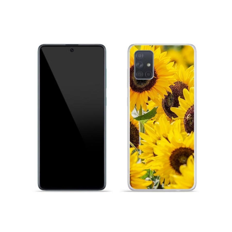 Zselés borítás mmCase Samsung Galaxy A51 készülékhez - Napraforgó