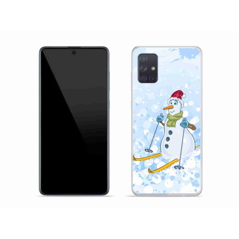 Gél borítás mmCase Samsung Galaxy A51 készülékhez - hóember