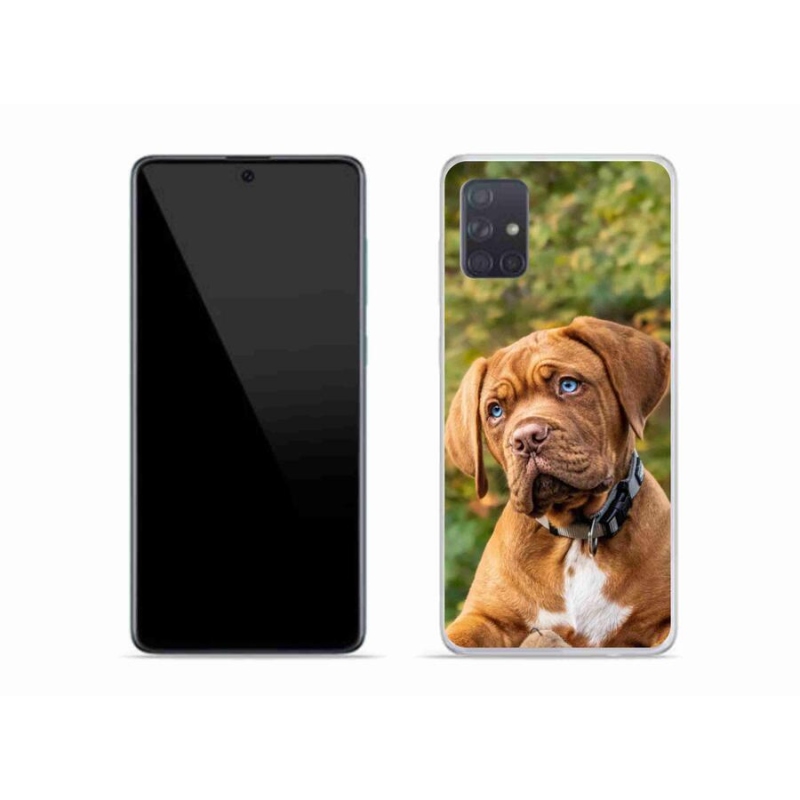 Zselés borítás mmCase Samsung Galaxy A51 - kölyökkékhez