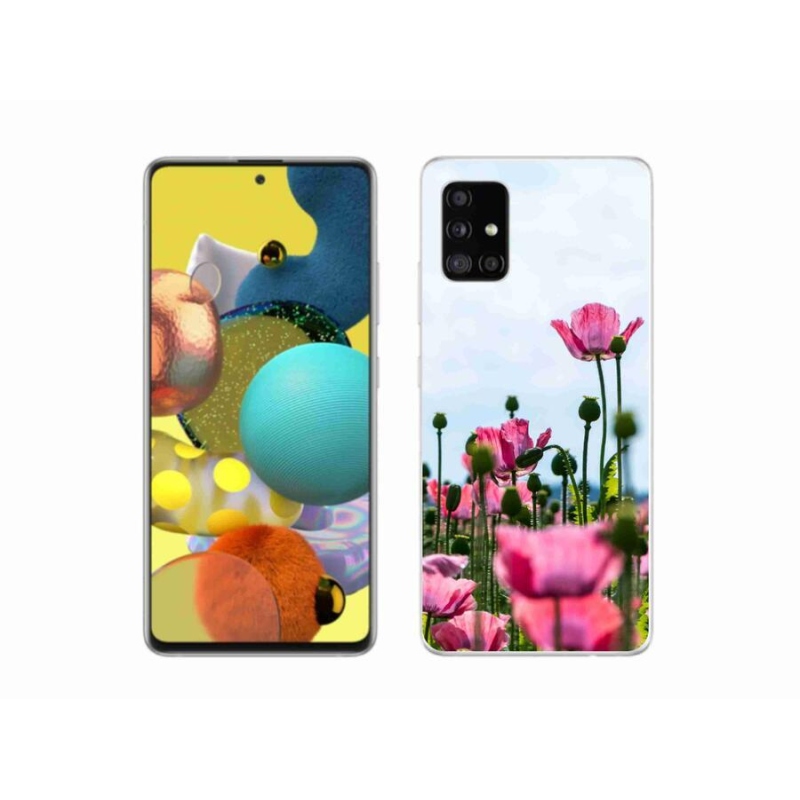 Gél védőhuzat mmCase Samsung Galaxy A51 készülékhez - mákos színű