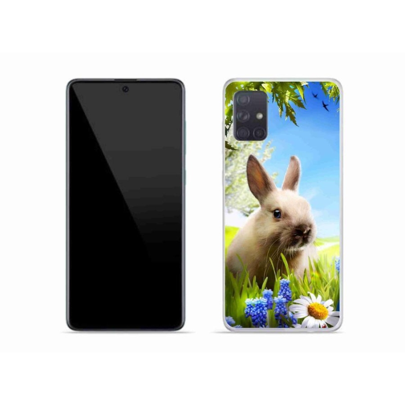 Gél védőhuzat mmCase Samsung Galaxy A51 készülékhez - nyuszi
