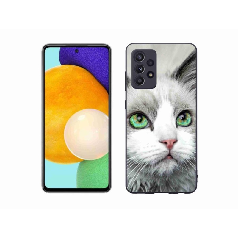 Zselés borítás mmCase Samsung Galaxy A52/A52 5G - macskaszem