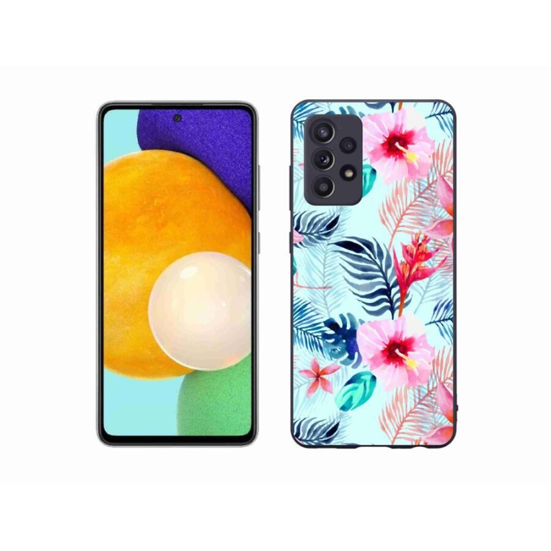 Zselés borítás mmCase Samsung Galaxy A52/A52 5G - virágok