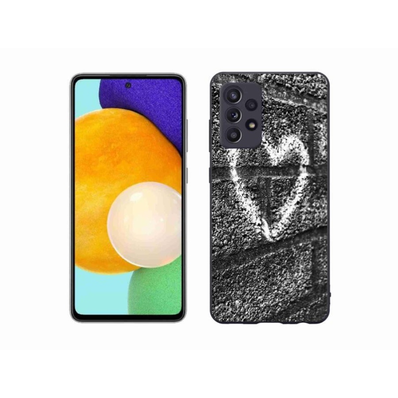 Zselés borítás mmCase Samsung Galaxy A52/A52 5G - szív a falon