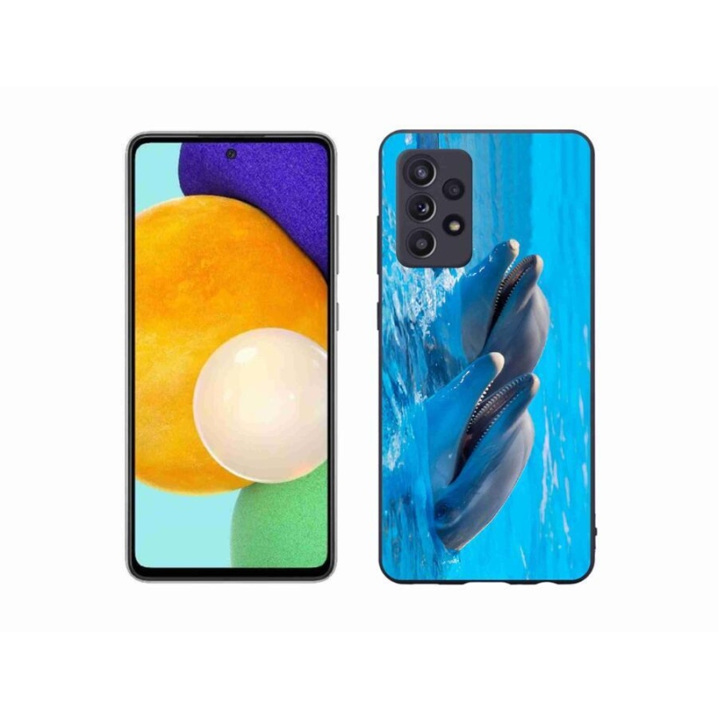 Zselés borítás mmCase Samsung Galaxy A52s 5G - delfinek