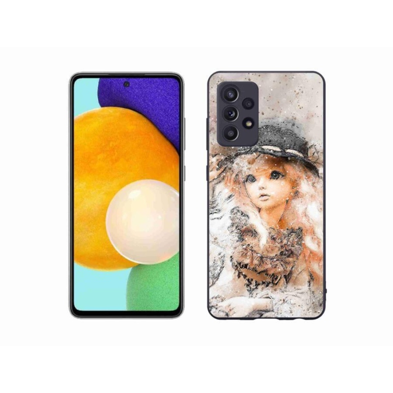 Gél borítás mmCase Samsung Galaxy A52s 5G - kalapos lányhoz