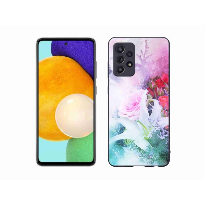 Gél borítás mmCase Samsung Galaxy A52s 5G - virágok 4