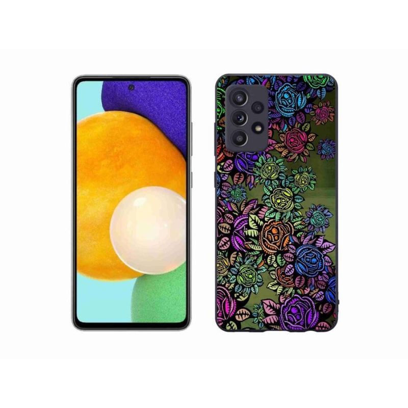 Gél borító mmCase Samsung Galaxy A52s 5G - virágok 6