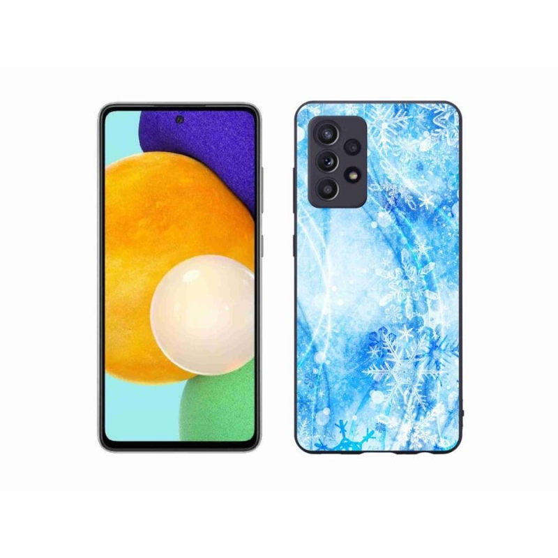 Gél védőhuzat mmCase Samsung Galaxy A52s 5G - hópelyhekhez