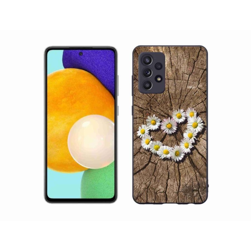 Zselés borítás mmCase Samsung Galaxy A52s 5G - Százszorszépek szíve