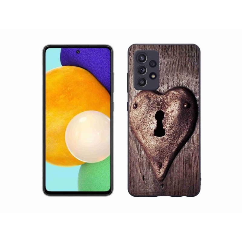 Zselés borítás mmCase Samsung Galaxy A52s 5G - szív alakú zár