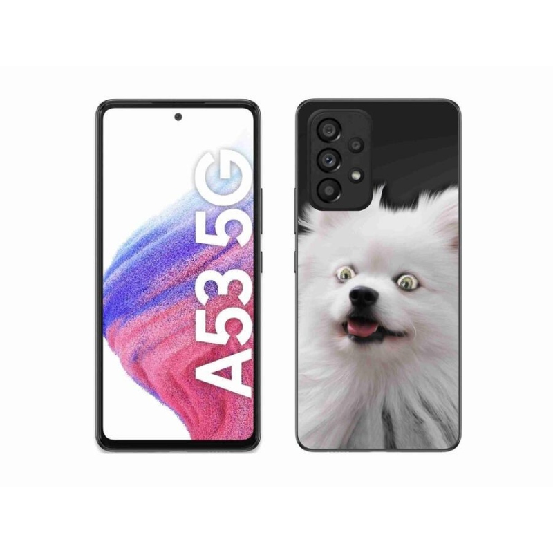 Gél védőhuzat mmCase Samsung Galaxy A53 5G - fehér tüske