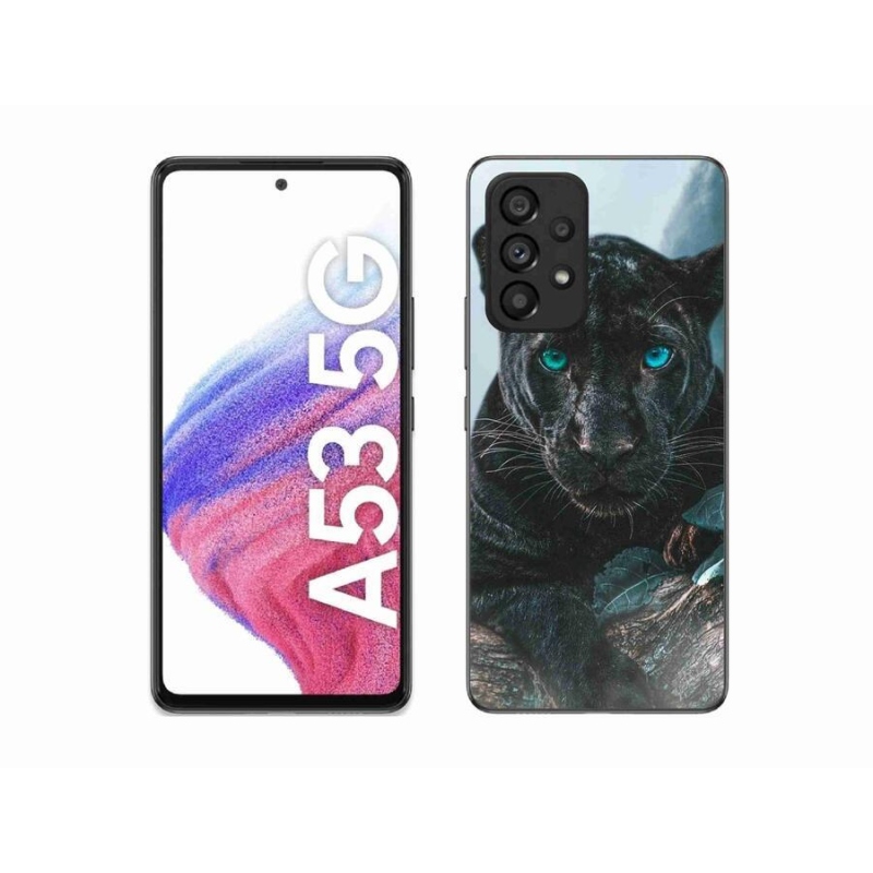 Gél védőhuzat mmCase Samsung Galaxy A53 5G - fekete párduc