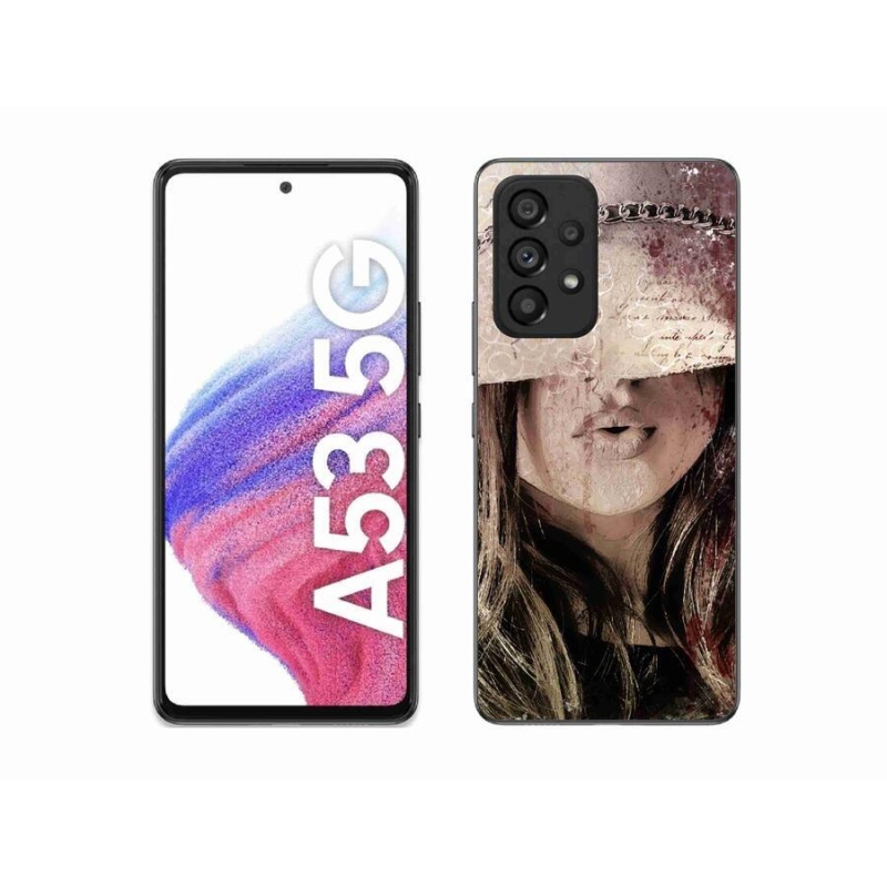 Gél védőhuzat mmCase Samsung Galaxy A53 5G - lányhoz
